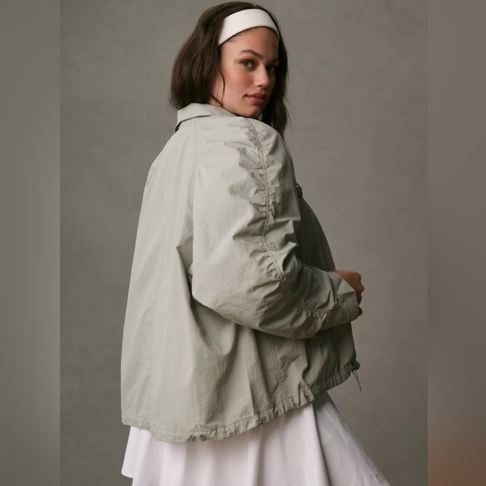 NWOT Daily Practice Anthropologie Windbreaker Size Medium - Picture 6 of 13